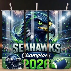 Seahawks Champions 2026 Tumbler